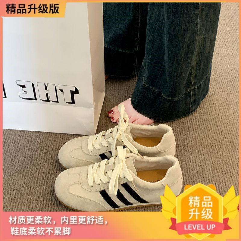 Schuhe Damen Frühling Sommer Neu Retro Deutsche Trainingsschuhe Leicht Bequem Vielseitig Lässig Skinny Flache Schuhe