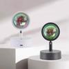 Wireless Sunset Lamp Night Light Projector Deoration Home Wall Lamp Kitchen Display Cabinet Cupboard Bedroom RV Reading Lamps