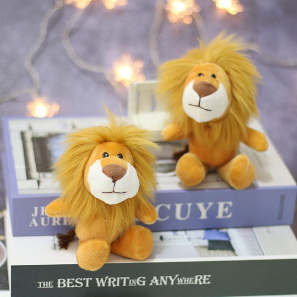 Hanging Decoration Backpack Pendant Jewelry Plush Keychain Keychain Little Lion Doll Plush Doll