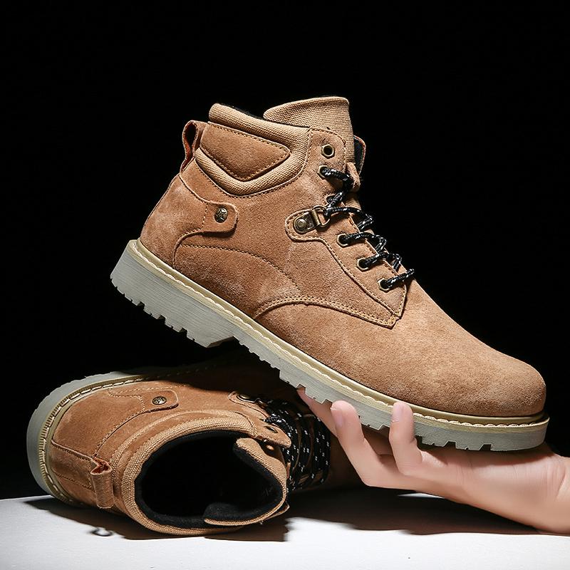 Retro Leder Gummisohle Herrenstiefel 2022 Sommer Neueste Herren Freizeitschuhe Bequeme Rutschfeste Abriebfeste Sohle Herrenschuhe