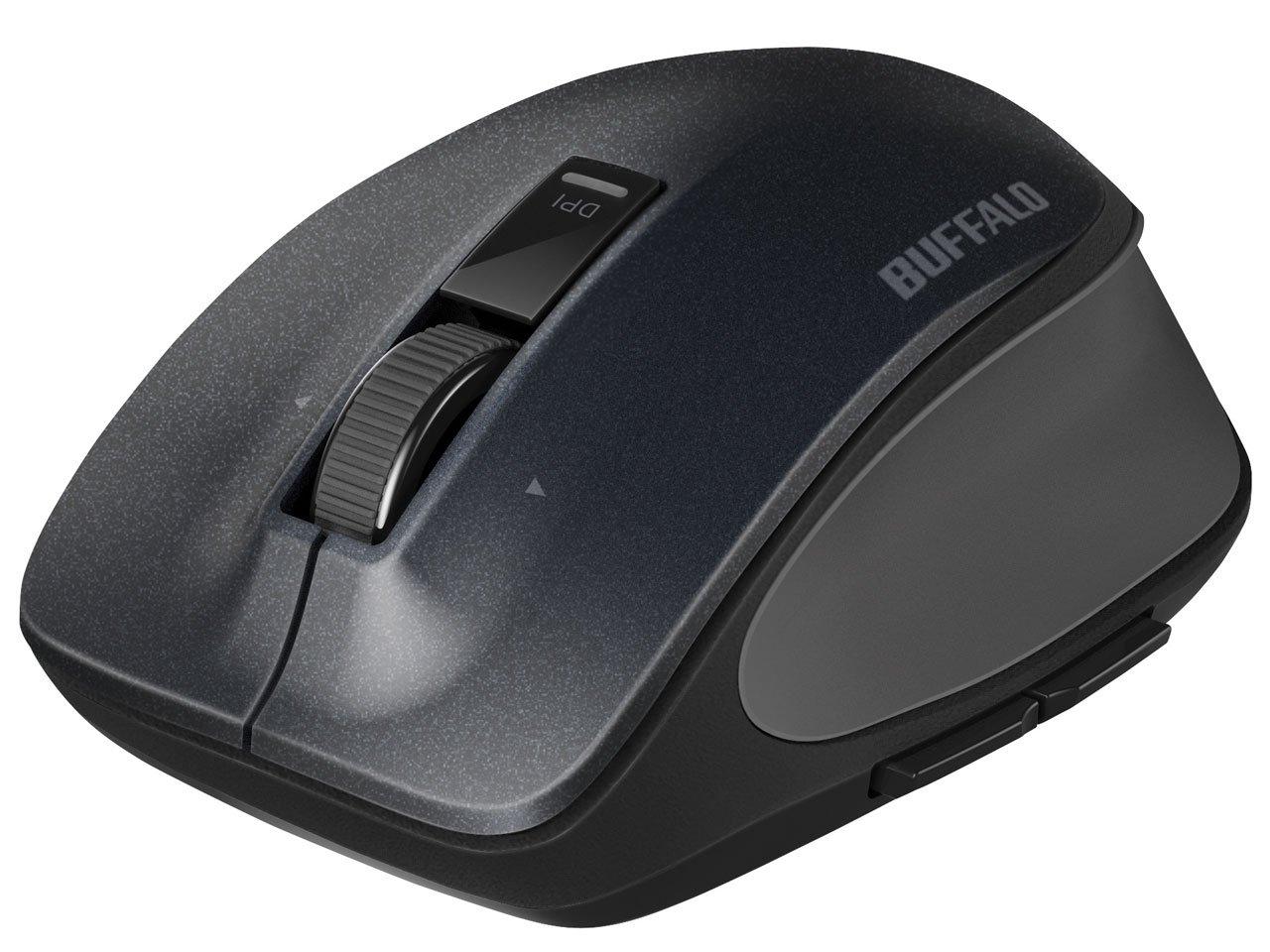 

Buffalo Wireless BlueLED Premium Fit Size Black Mouse, M, чорний