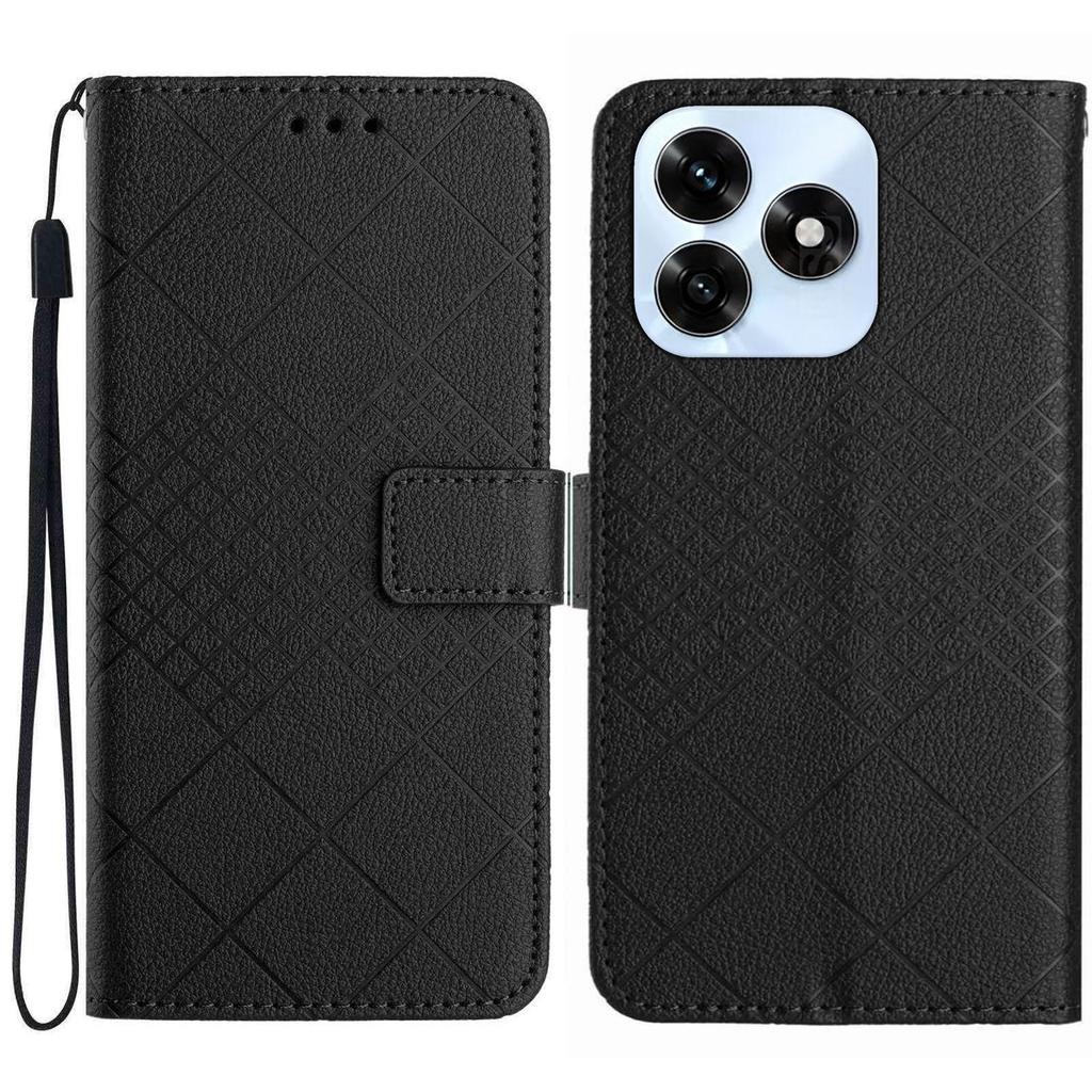 For Honor X5c Plus 4G Case Wallet Imprint PU Leather Flip Folio Phone Cover