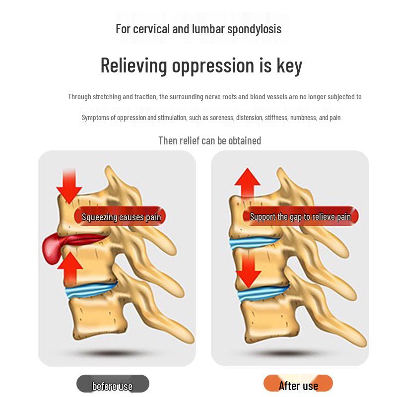 Automatic Cervical & Lumbar Traction Bed for Disc Herniation Therapy