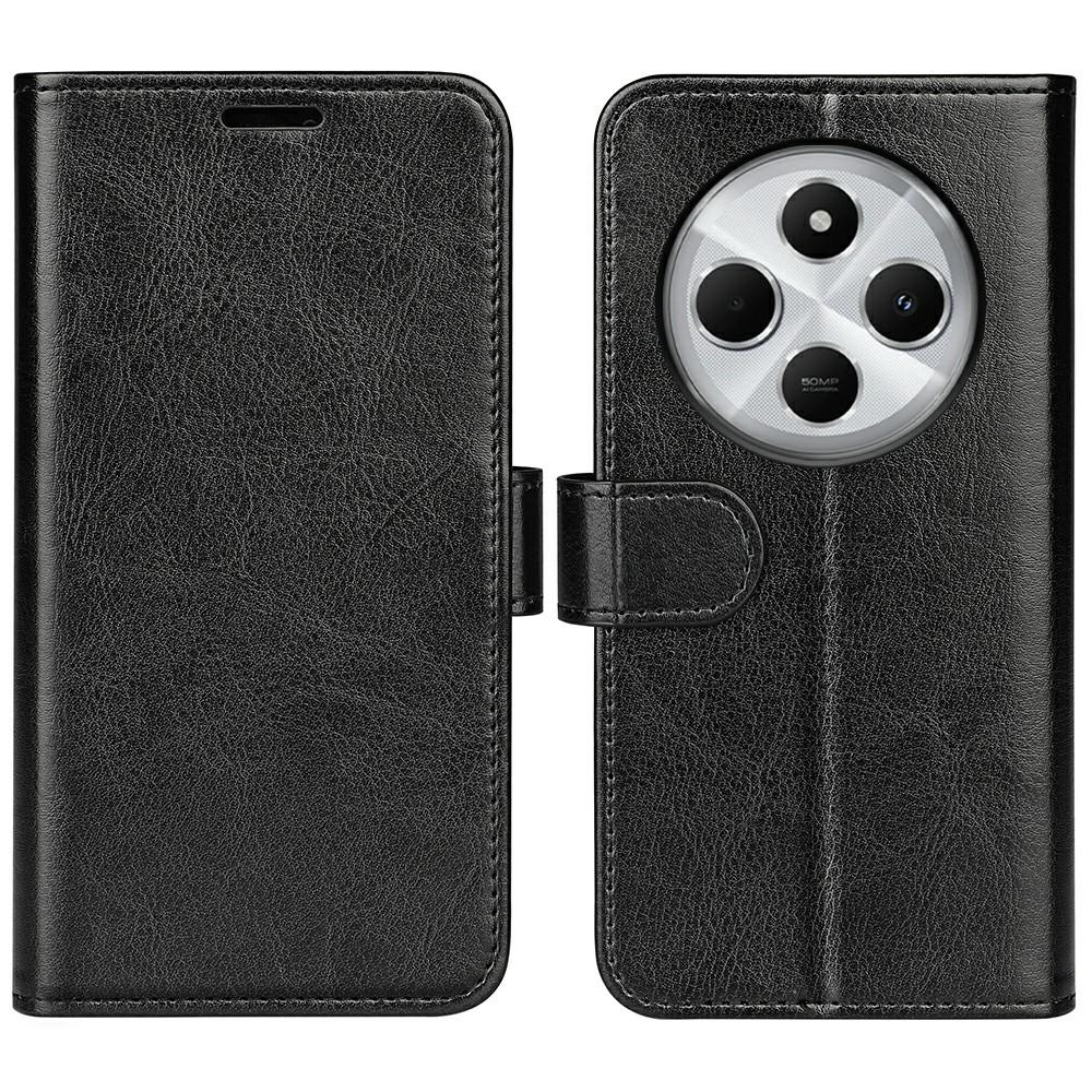 For Xiaomi Poco C75 4G/Redmi 14R 5G/14C 4G Wallet Case Crazy Horse Texture Stand Leather Phone Cover