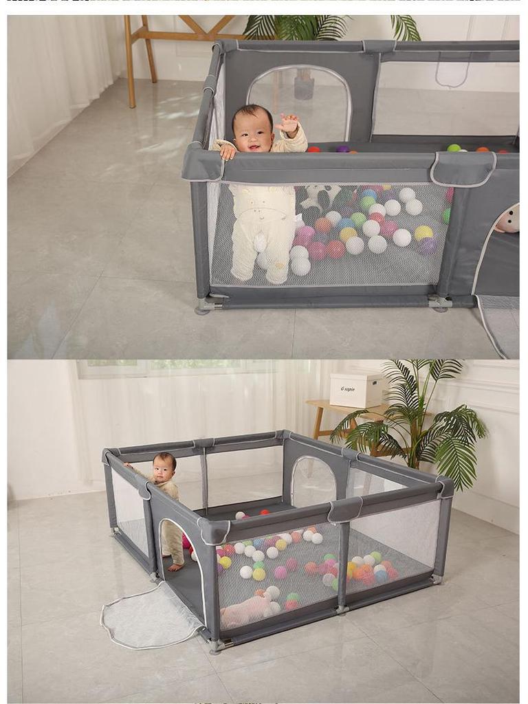 Grenzüberschreitender Multifunktionaler Baby-Laufstall & Lernzaun für Innensicherheit