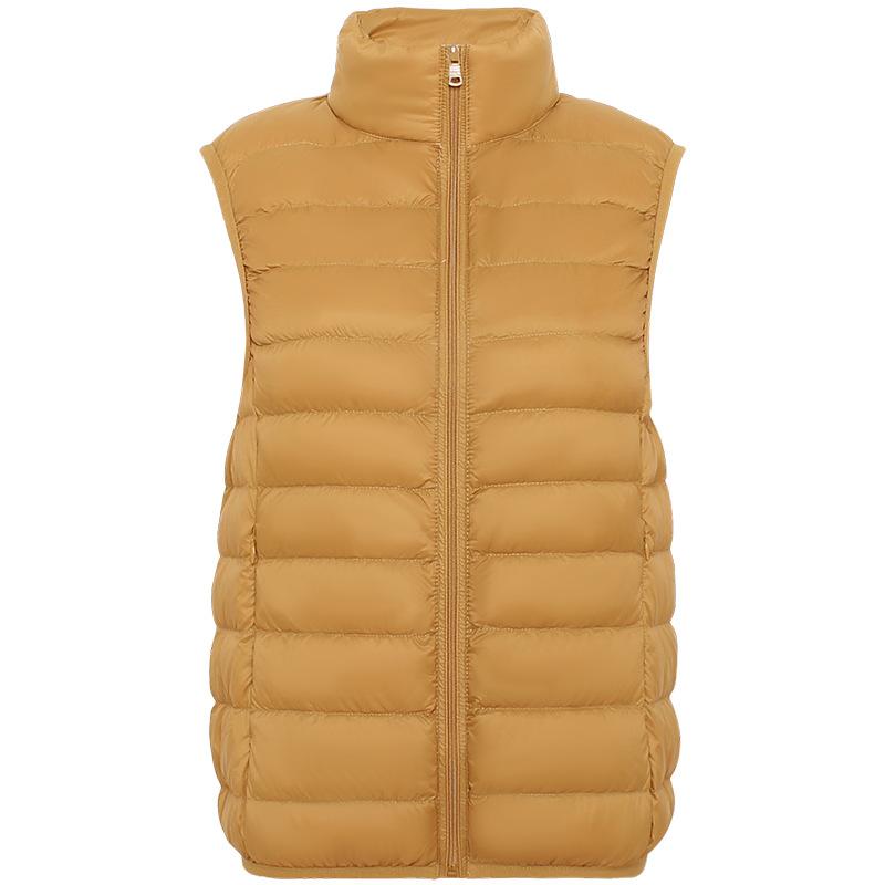 Autumn and Winter Light Down Vest Stand-up Collar Vest Short Vest Down Jacket Women's Vest Vest Vest Vest