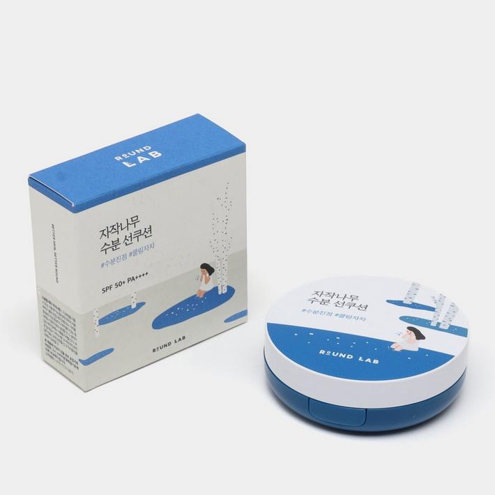 

ROUND LAB Birch Juice Moisturizing Sun Cushion 15g SPF50+ PA++++/ Moisturizing, Korean Cosmetics, Kbeauty