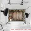 2D Rustic Wood Flower Backdrop Cloth for Boho Wedding Bridal Party Photoshoot Background Banner