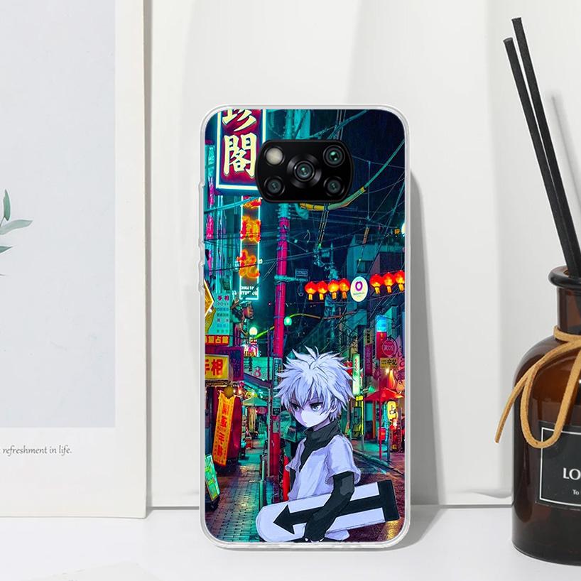 

Hunter HXH Killua Phone Case For Xiaomi Poco X7 X6 X5 M7 M8 Pro F7 Ultra Redmi 15C 15 13C 13 12C 12 10 10C 10A Art Fundas Poco Redmi 9A