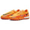 Nike Phantom GT 2 Pro Casual Versatile Low Top TF (Rubber Studs) Non-Slip Durable Soccer Shoes Men sneaker Orange Yellow DC0768-808