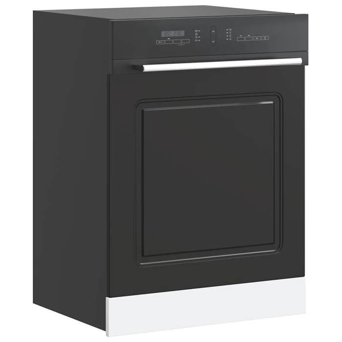 VidaXL Dishwasher Panel Kalmar Black 60x1.5x67 Cm, Dishwasher Front Panel, Panel, Front Door Panel 853658