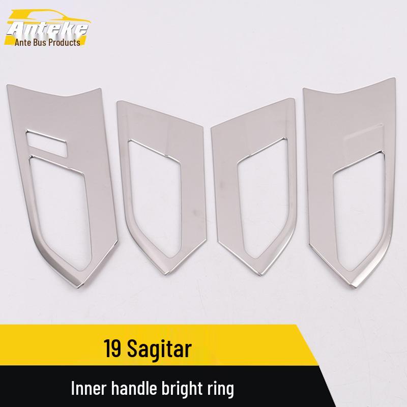 Fits 19 Sagitar Models: Interior Door Handle Decor Frame and Armrest Accessories.