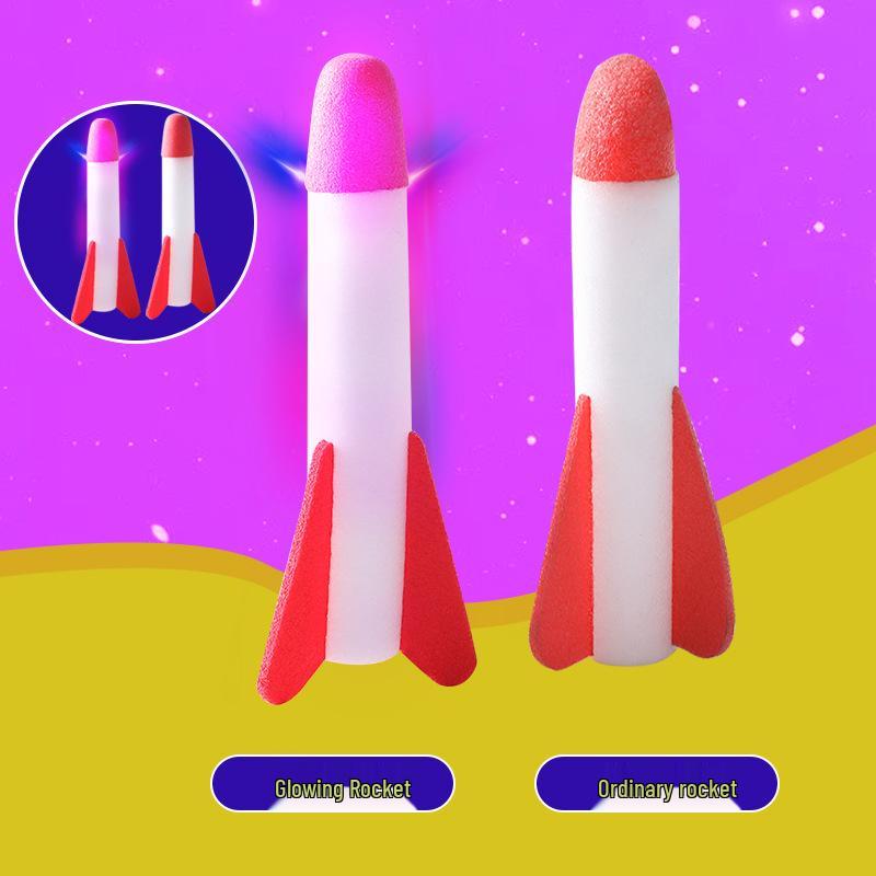 Light-Up Foot Launcher: Skyrocket Rocket Toy for Kids