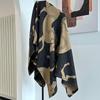 Horse Blanket Warm Home Garden Wool Blend Throw Luxury Living Room Sofa Decoration Air Conditioning Blankets For Bed 130X180