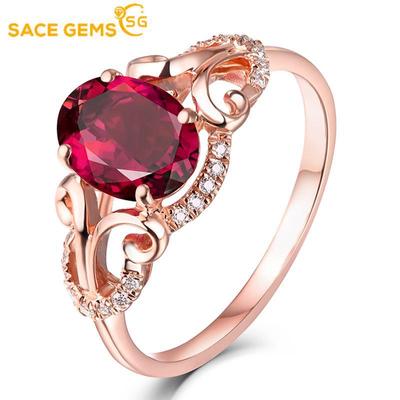 Classic Copper Alloy Zircon Ring Ladies Jewelry Wedding Promise Party Gift