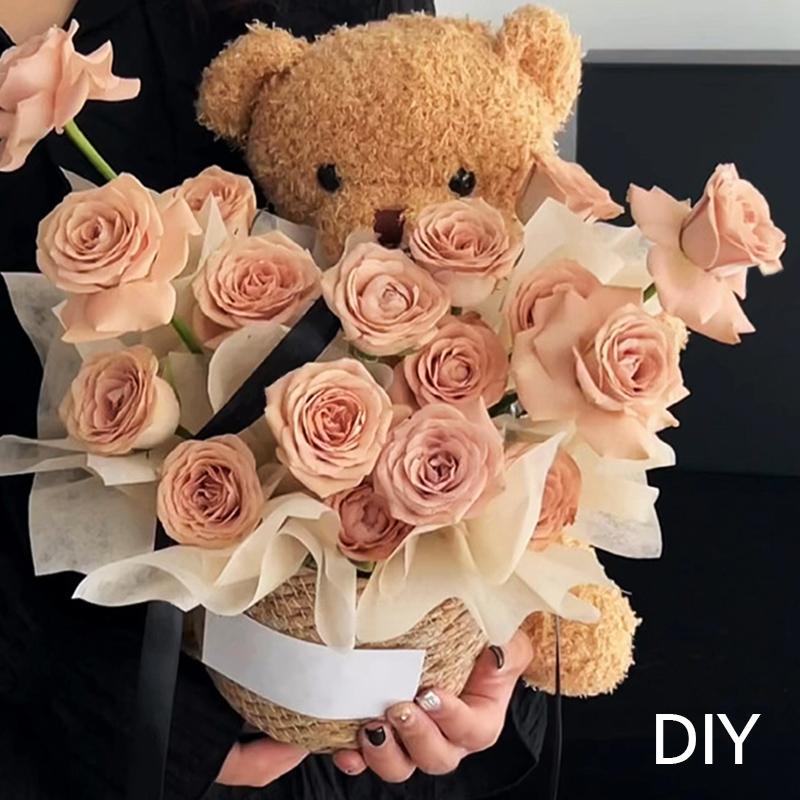 1PC Odorless Restaurants Storage Embellishing Environmentally Friendly Gift Bouquet Bucket Romantic