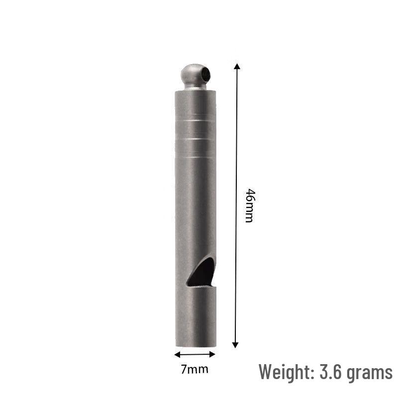 Brangdy Titanium Single-Tube Whistle (5-Pack)