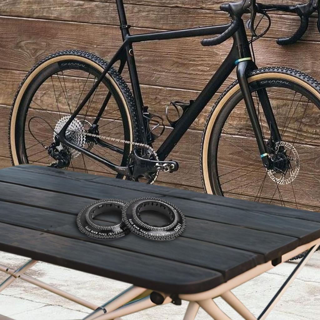 Bicycle Aluminium Centre Lock Ring Duo For Secure Disk Brake Setup On Your Ride