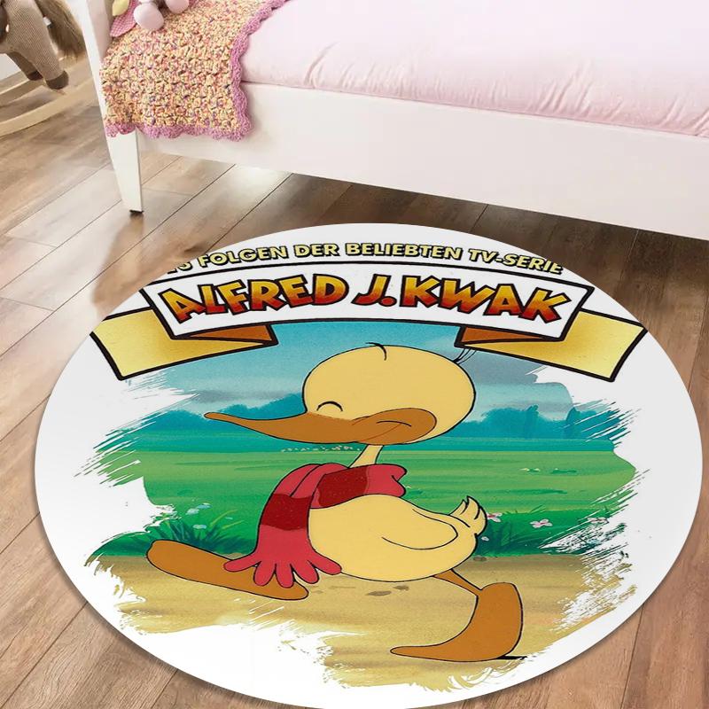 

Alfred J. Kwak Round Area Rug,Carpet Rug for Living Room Bedroom Sofa Playroom Decor,Non-slip Floor Mat25 80cmx80cm