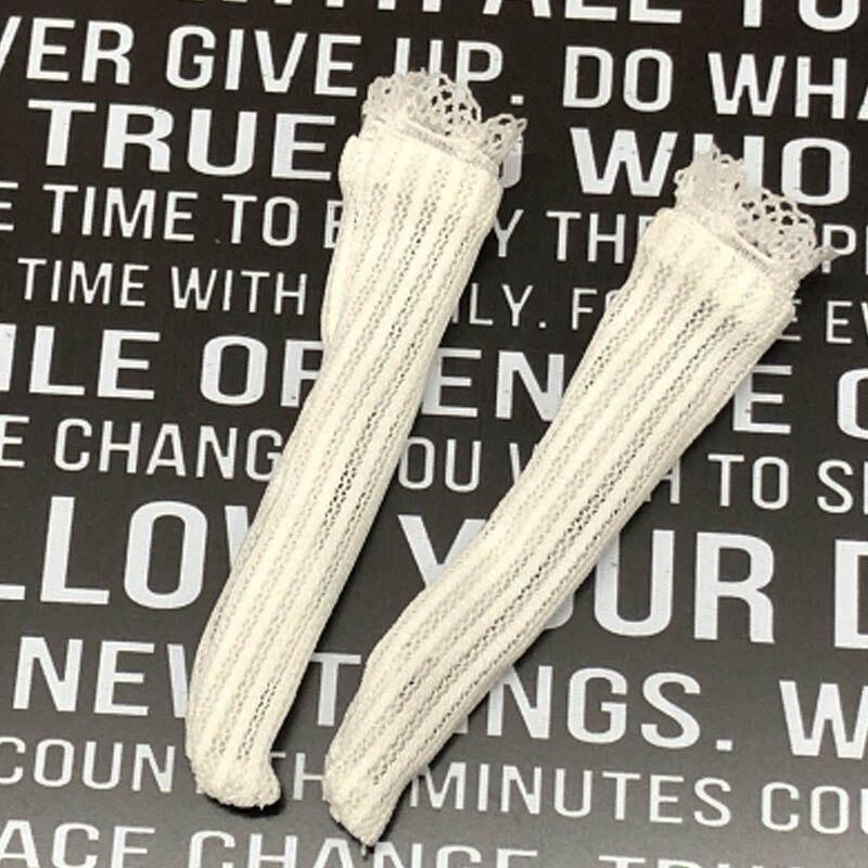 1pair Lace Socks For Blythe Doll Middle Tube Socks for Blythe High Thigh Over the Knee Stocking For Blythe Dolls Accessories Kids