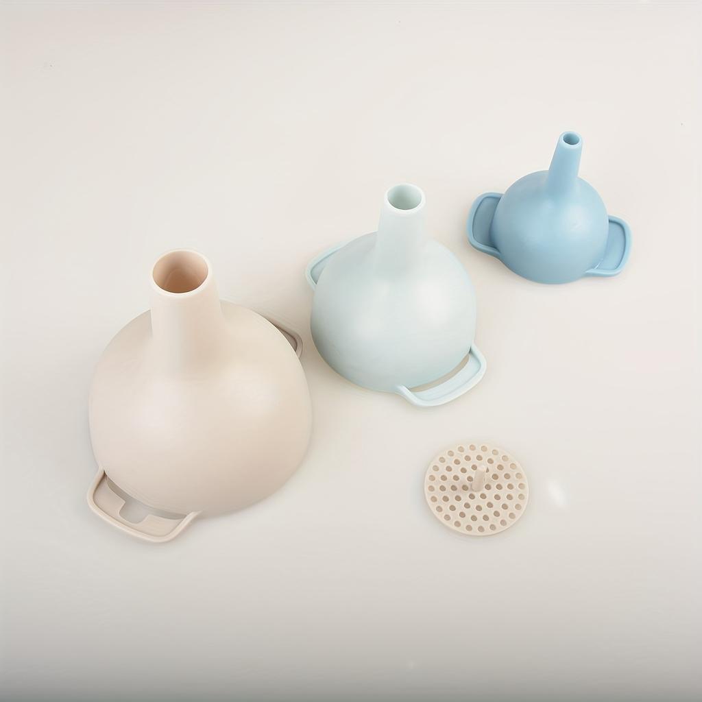 Set of Funnels for Filling Bottles Funnels with Detachable Strainer Filter Oil Funnel Funnel for Liquid Dry Ingredients and Powder