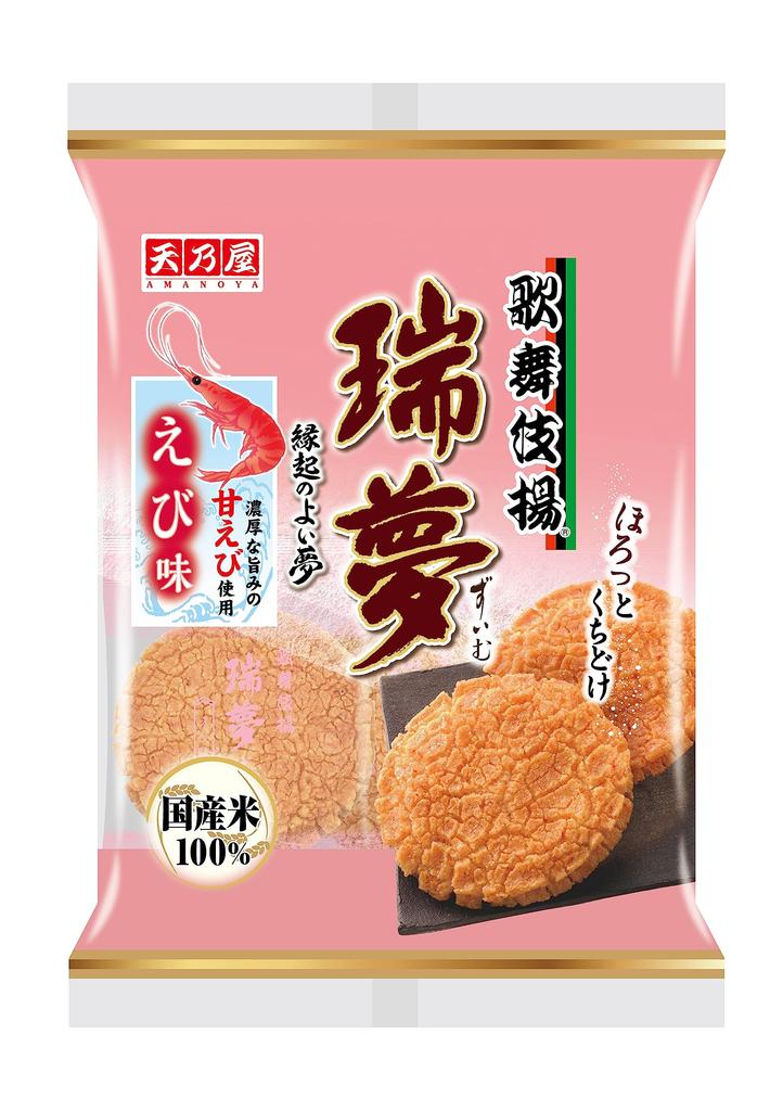 Tennoya Kabukiage Mizumu Shrimp 6 pieces x 12 bags Flavor,