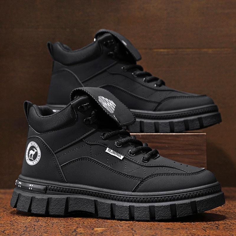 

Мужские высокие ботинки Мартин Big Yellow Boots Осень и Зима 2024 Повседневные трендовые ботинки Мужские уличные рабочие ботинки Локомотивные короткие ботинки 39