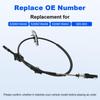 Automatic Transmission Shift Cable Compatible with Jeep Wrangler 3.8L V6 2007-2010 Replacement for 52060164AD 52060164AB 52060164AC 905-603 Shifter