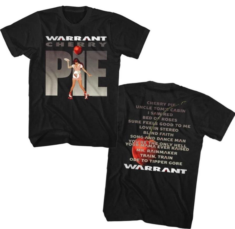 Warrant Rock Band Cherry Pie Album Cover with Song Titles T- Shirt S