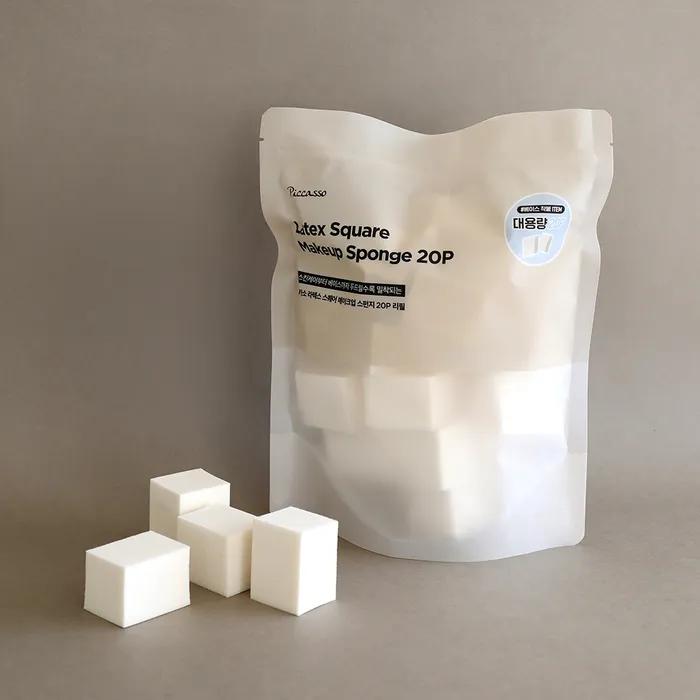 Latex Square Sponge 20P Refill