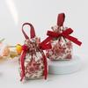 Stylish Wedding Candy Box Handbag - Elegant Cloth Favor Bag