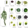 Yunsailing 40 Pieces Artificial Succulent Plants Faux Realistic Unpotted Mini Succulents for DIY Garden Home Office Indoor Decor (Fresh)