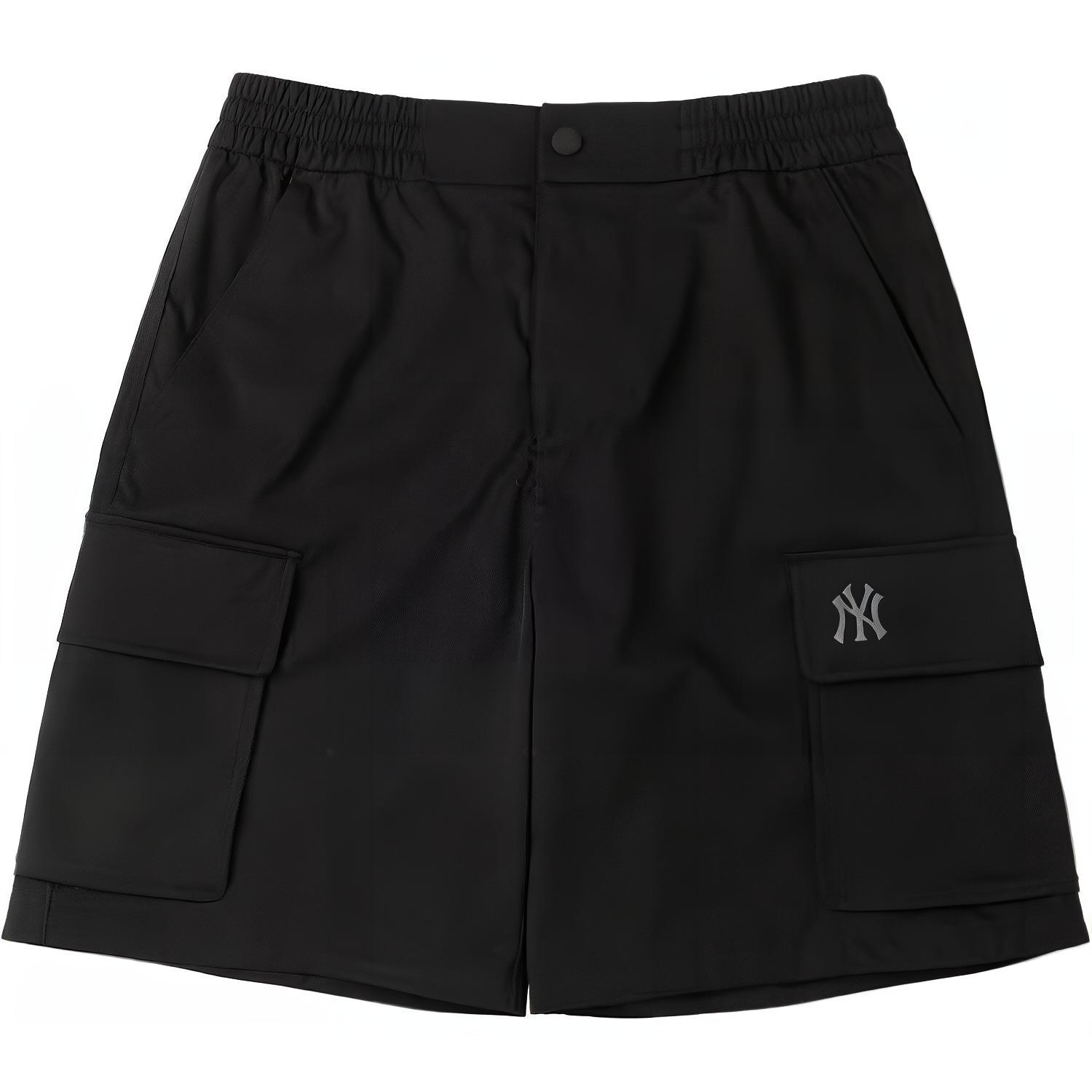 

New MLB New York Yankees Cargo Shorts Unisex Black 3ASMB0543-50BKS XS