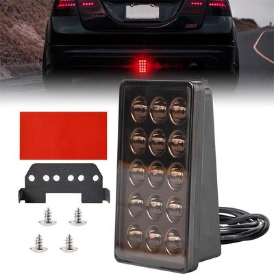 Smoked F1 Style Third Brake Light Strobe Tail Stop Universal Light Light LEDs Motocycle 15 RED Driving 12V Light DRL Fog Au L6A2