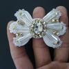 5 Pcs Bowknot Sewing Patches Rhinestones Bows Patches Decorative Patches Sewing Accessories