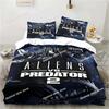 Alien Vs. Predator Predator Movie Bedding Set Single Double Queen King Size Duvet Cover Adult Boys Bedroom Bedspread Luxury