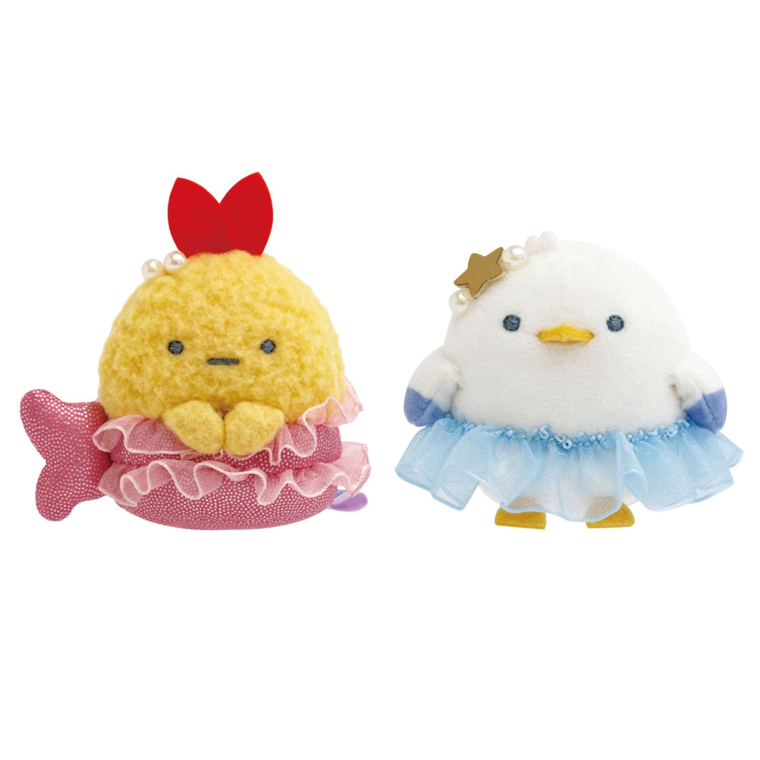 

Sumikkogurashi Мини Плюшевый Хвост Креветки Морской Кот Морской Лимитированный Набор San-X Лагуна Пингвинов Игрушка Жареный Картофель и Набор, Ракушка, Лето, Милый, Расслабляющий,