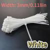100-300pcs Nylon Cable Ties Adjustable Self-locking Cord Ties Straps Fastening Loop Reusable Plastic Wire Ties for Home Office