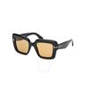 Esme Brown Square Ladies Sunglasses Ft1157 01e 50