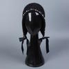Stylish Earflap Hat Elegant Bows Tassels Pearls Earflap Hat Stylish Women Hat for Trendy Accessorizing
