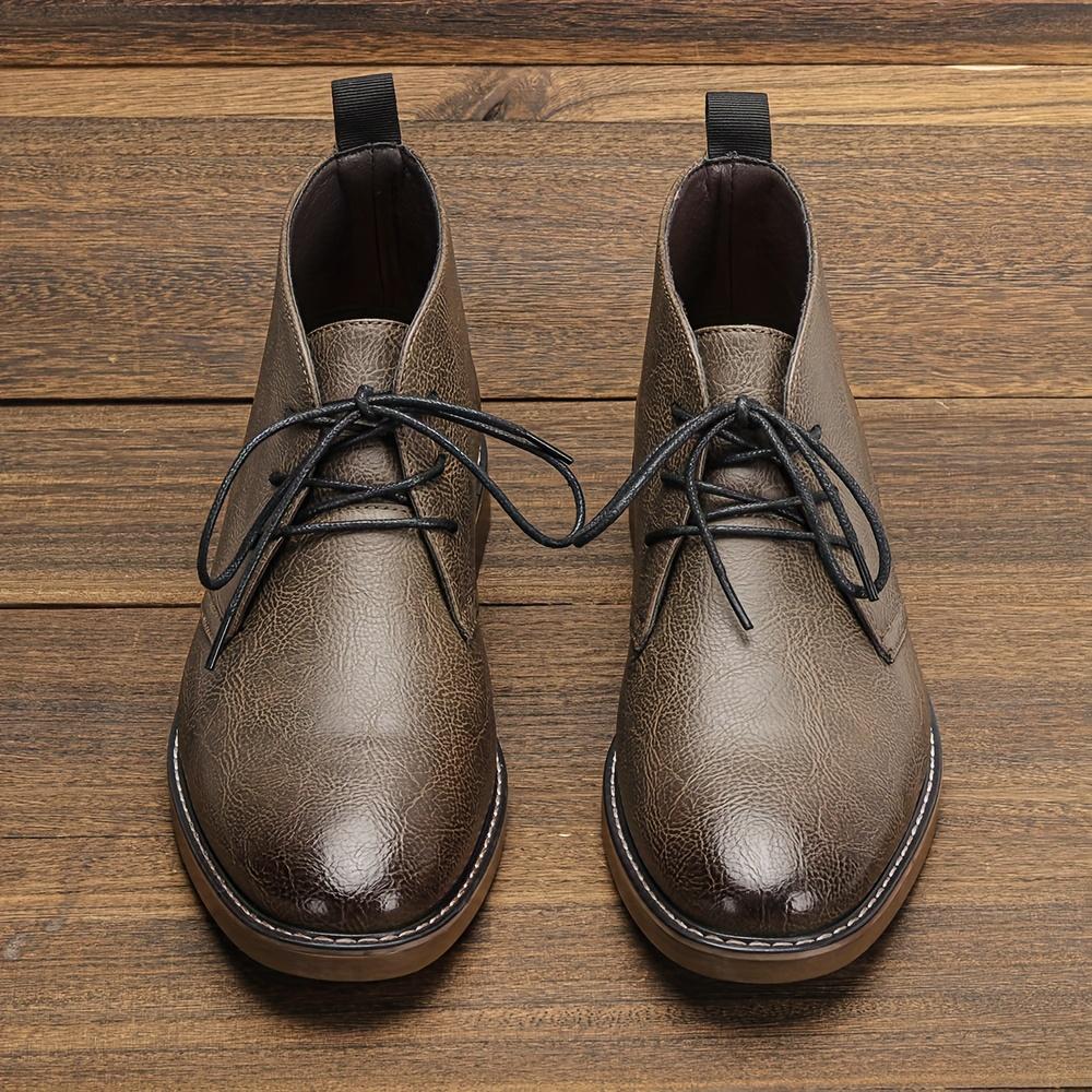 Boots Leather Retro Brand 2026 Casual Comfortable Fashion Outdoor Walking Shoe