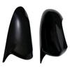 Side Mirror Housing Cover Caps For Nissan Qashqai J10 2007-2014 Black Style Side Mirror Cover Shell Sticking Car Accessories