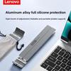 Oryginalny przenośny stojak Lenovo X4 na laptopa, podstawka do komputera, tabletu, 8 regulowanych kątów, aluminiowy, ergonomiczny, mini, składany, przenośny uchwyt