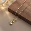 Real Silver Gold Plated Heart Pendant Necklace With Dainty Snake Chain Sparkling Beads Strand Gift
