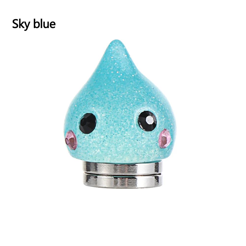 

New Cartoon Diamond Painting Magnet Cover Minders with Storage Box Parchment Paper Cover Holder Cross Stitch Tools Fridge Magnet небо синє кольору