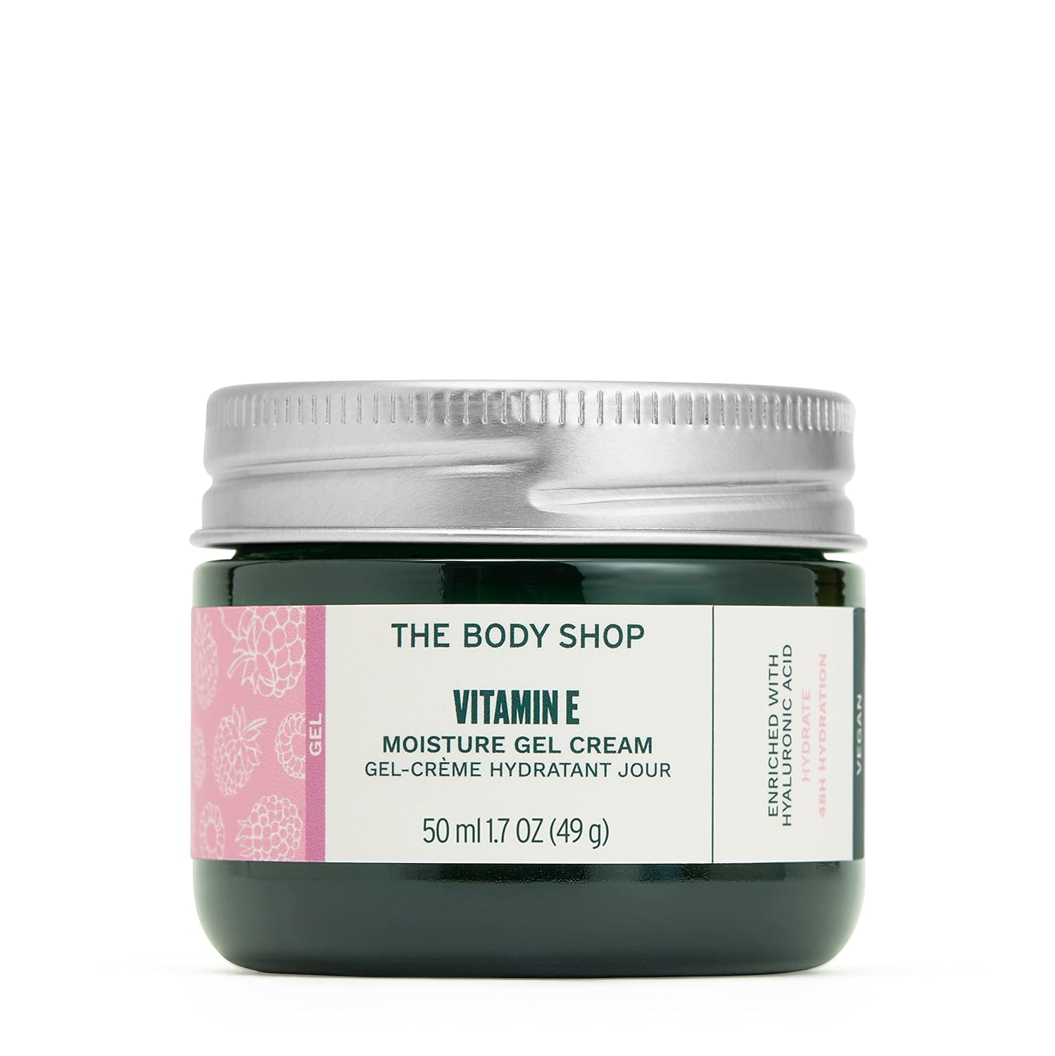 

The Body Shop Vitamin E Gel Moisture Cream 50 ml For Combination Skin Lightweight Oil Free Face Hydrator 48 Hr Moisture