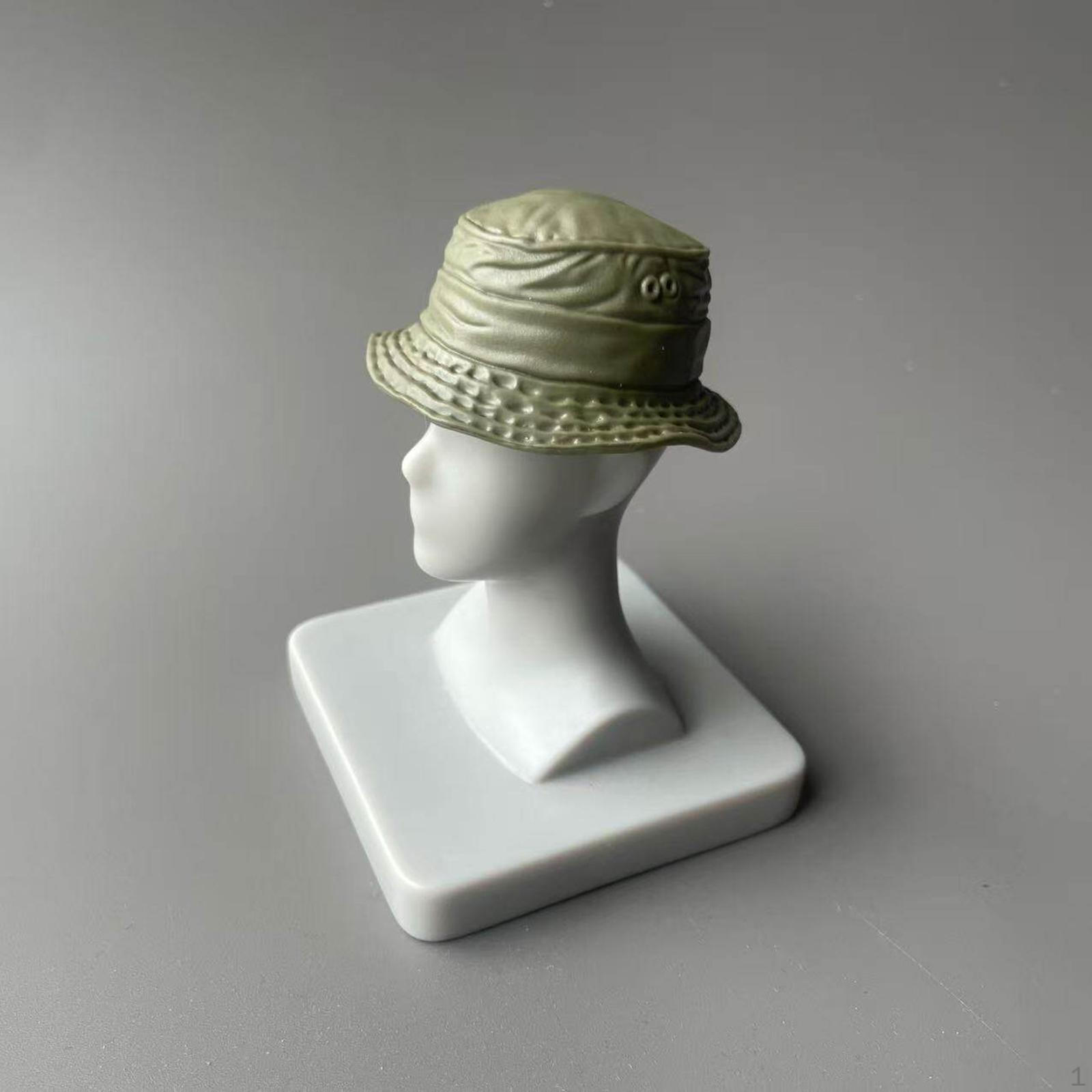 

1/6 Scale Bucket Hat Figure Cap Costume Dolls Dress up Accessory Headgear for 12 inch Action Figures