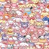 100Pcs/Bag Cute Cartoon Sanrio Stickers My Melody Kuromi Handbag Decoration Stickers Cinnamoroll Children'S Gift Sticker