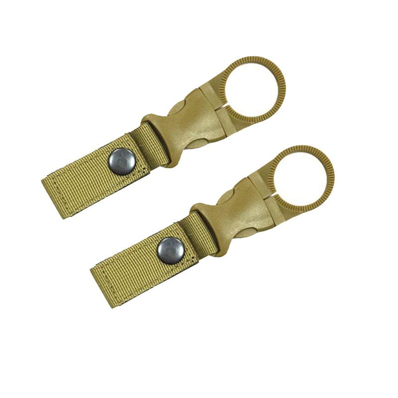 2pcs Waterbottle buckle hook Nylon Webbing Buckle Hook for going out Climb Backpack Hanger Camp Water Bottle Holder Clip