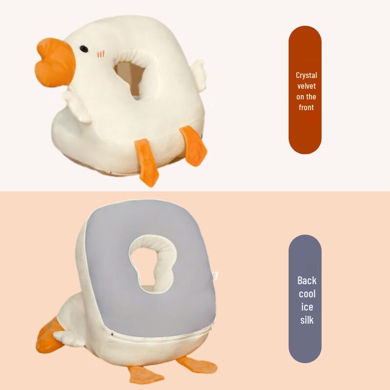 OLOMM Big White Goose Nap Pillow